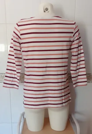 Camiseta de rayas manga larga nueva