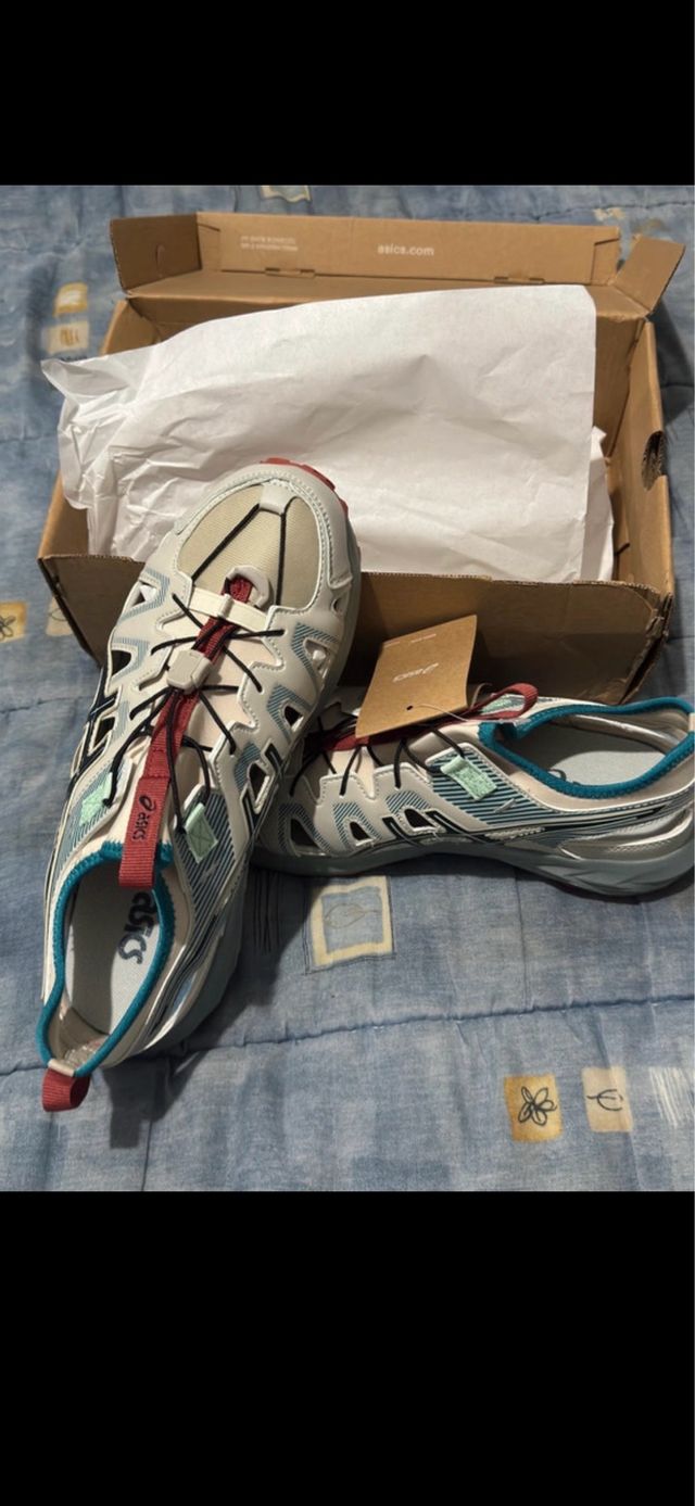 Asics Gel Sapatilhas Azul e Branco