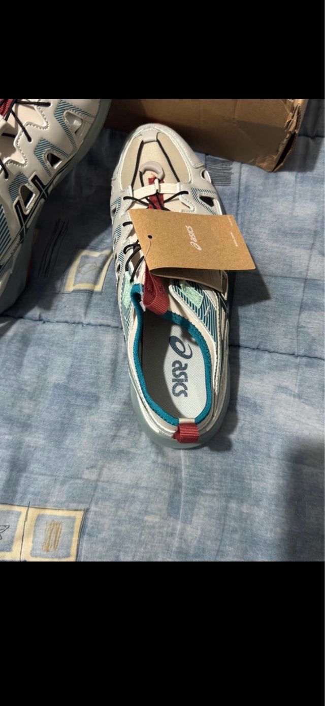 Asics Gel Sapatilhas Azul e Branco