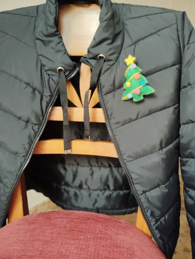 Broche fieltro árbol de Navidad