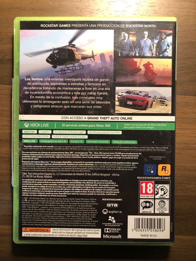 GTA V Xbox 360