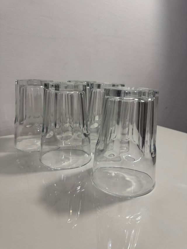 Set di 5 Bicchieri Vetro Trasparente