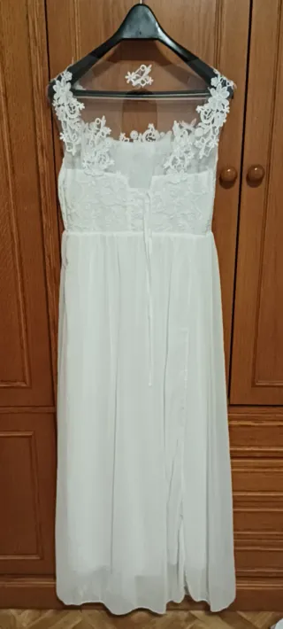 Vestido de Novia Blanco Encaje