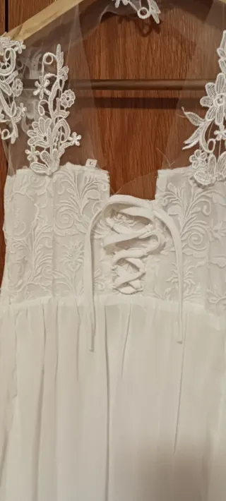 Vestido de Novia Blanco Encaje