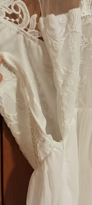 Vestido de Novia Blanco Encaje