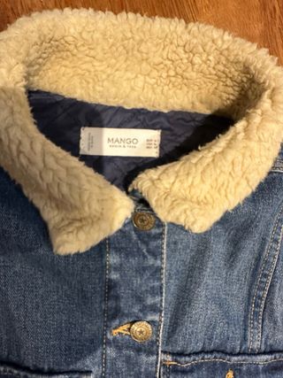 Chaqueta vaquera Mango forrada Talla M