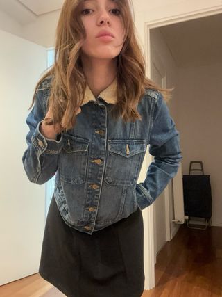 Chaqueta vaquera Mango forrada Talla M