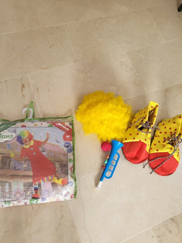 Disfraz Payaso Infantil Atosa