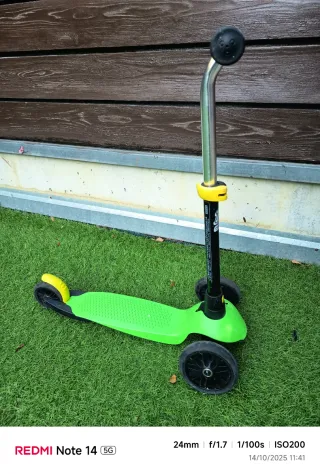 Monopatín Oxelo 3 Ruedas Verde