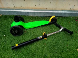 Monopatín Oxelo 3 Ruedas Verde