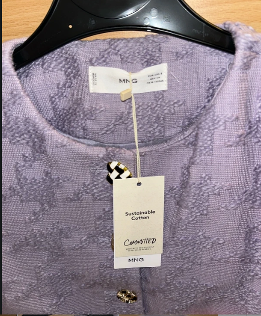 Casaco Blazer Lilás MNG Novo