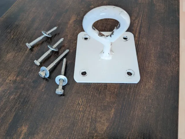 Soporte para hamaca con tornillos