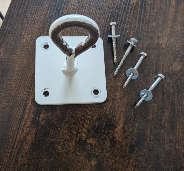 Soporte para hamaca con tornillos