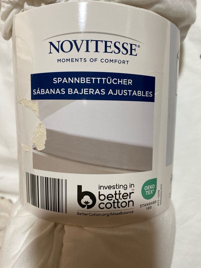 2x Sábanas Bajeras Ajustables Novitesse