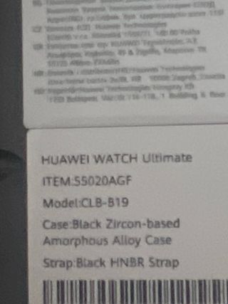 Huawei Watch Ultimate 48mm Negro/plateado