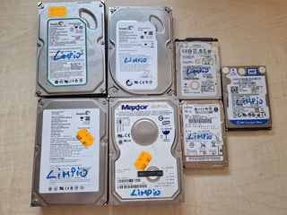 Pack 5 Discos Duros (Seagate, WD, Maxtor, Hitachi,