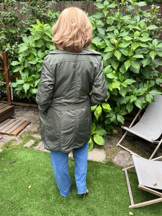 Gabardina impermeable Freesoul verde oliva