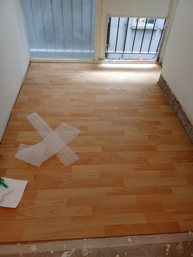 Colocación suelo laminado