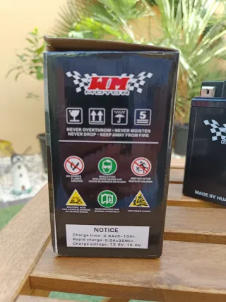 Batería Moto YB9L-B SMF 12V 9Ah
Nueva