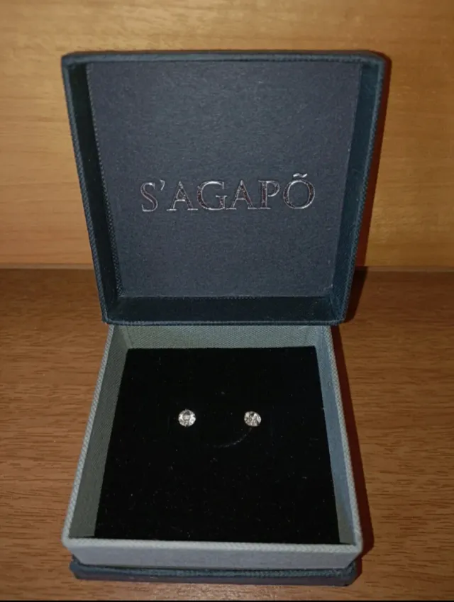 Orecchini S'Agapõ Brillanti Argento