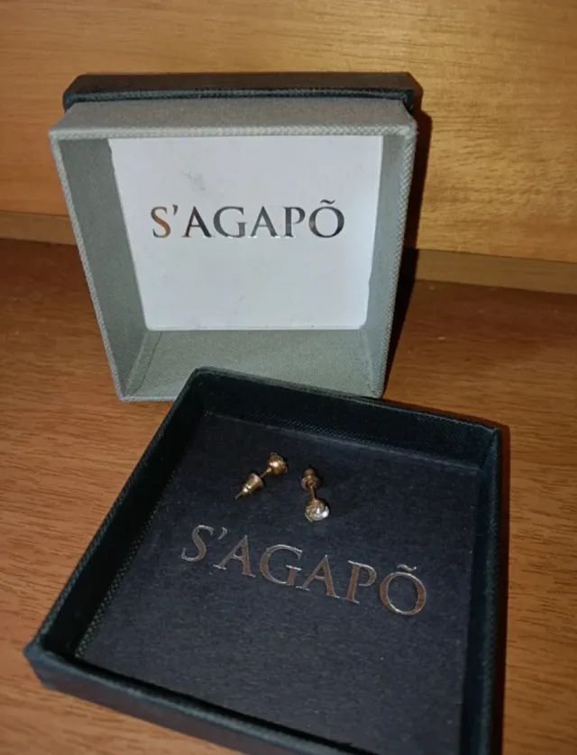 Orecchini S'Agapõ Brillanti Argento