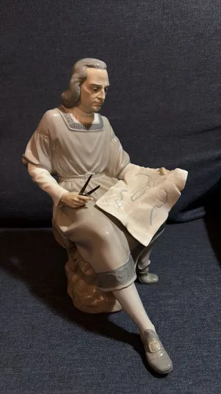 Figura Lladro Cristóbal Colón