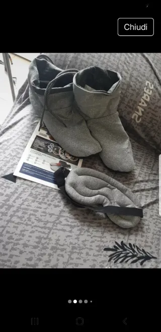 Scarpe riscaldanti e refrigeranti con mascherina