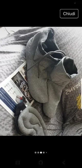 Scarpe riscaldanti e refrigeranti con mascherina