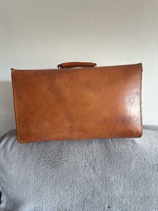 Maleta de cuero vintage para herramientas
