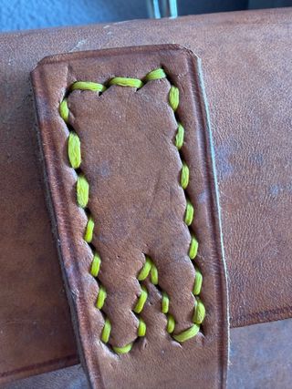 Maleta de cuero vintage para herramientas