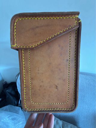 Maleta de cuero vintage para herramientas