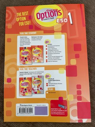Options 1ESO Student’s book Burlington 