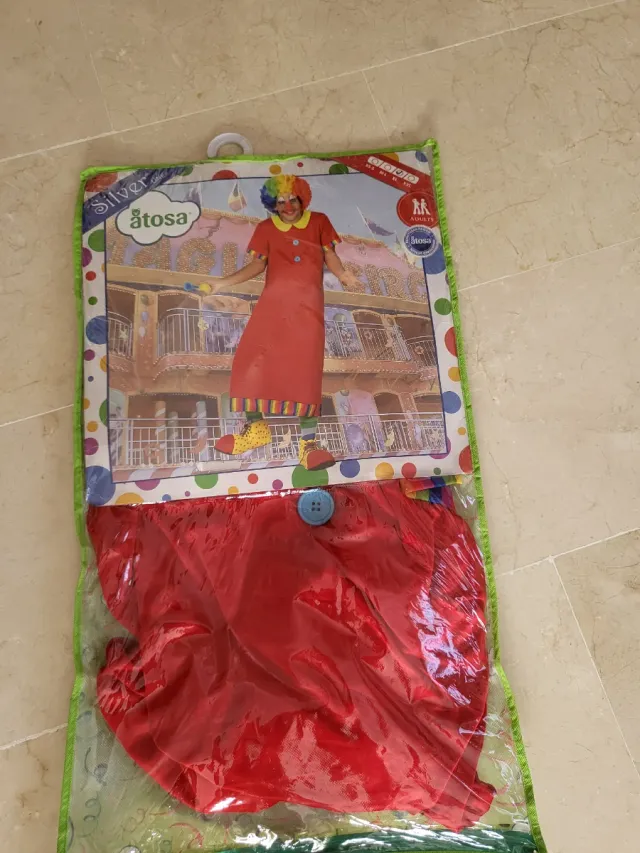 Disfraz Payaso Adulto Atosa