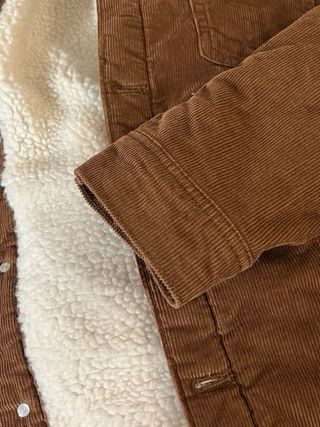 Chaqueta Corduroy Marrón Talla S Hombre