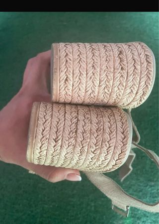 Sandalias Beige Mujer