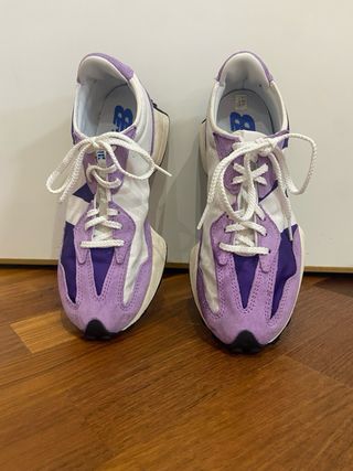 Zapatillas New Balance 327 Morado/Blanco Mujer