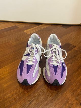 Zapatillas New Balance 327 Morado/Blanco Mujer
