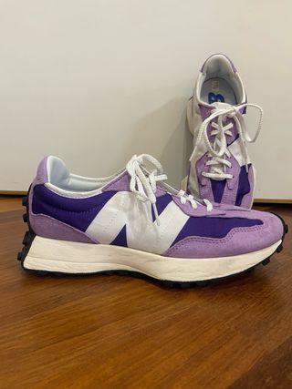 Zapatillas New Balance 327 Morado/Blanco Mujer