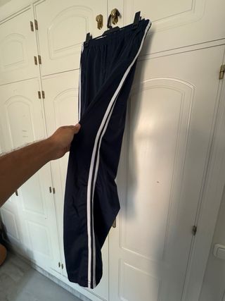 Pantalón de chándal ancho azul