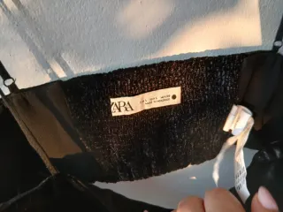 Top ZARA nero taglia L 40 12