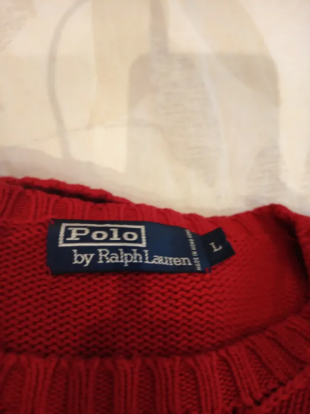 Jersey Polo Ralph Lauren Rojo Talla L