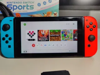 Nintendo Switch + SD 128 +JUEGOS