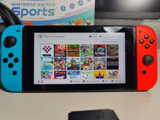 Nintendo Switch + SD 128 +JUEGOS