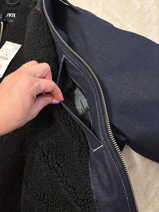 Chaqueta vaquera Zara azul