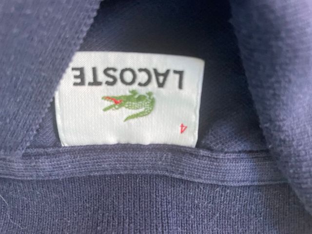 Polo Lacoste Blu Taglia M