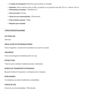 BICICLETA SPINNING CADENZA