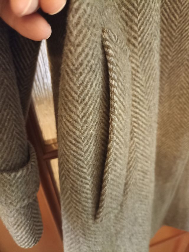 Cappotto lana grigio