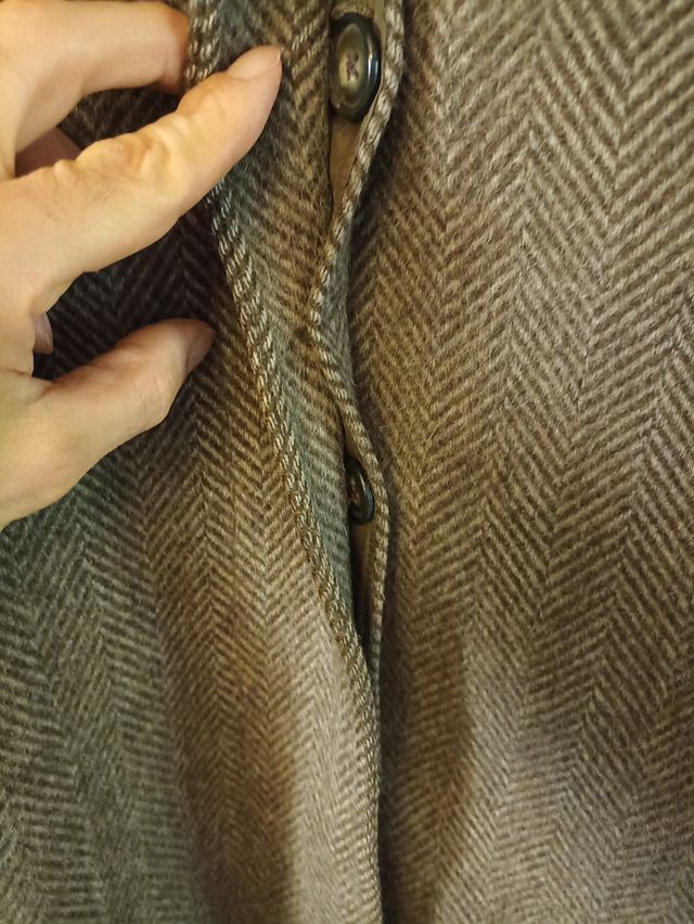 Cappotto lana grigio