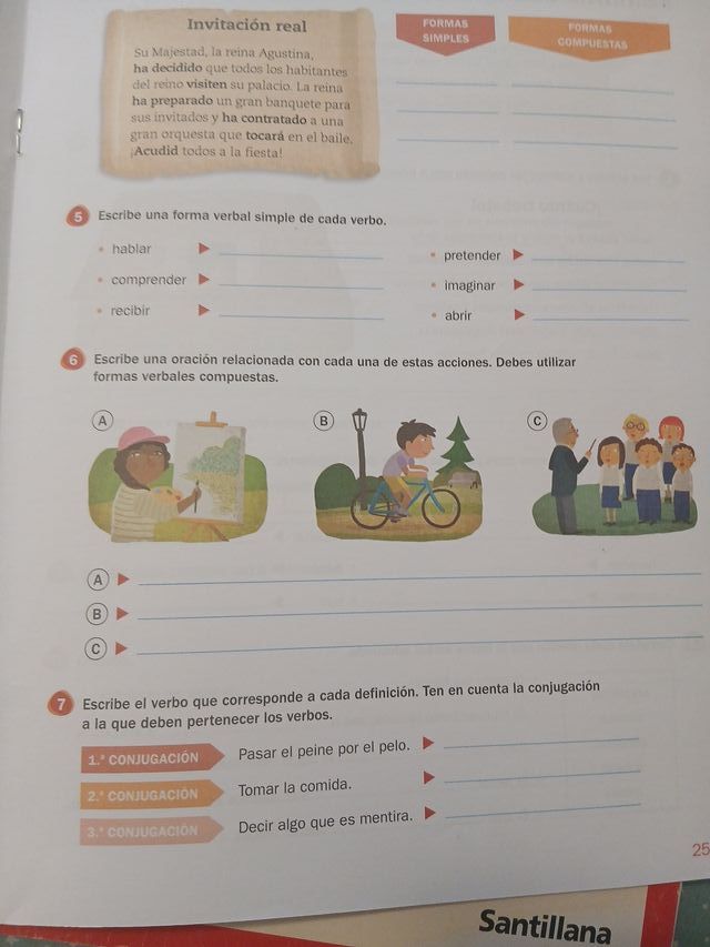 Lote CUADERNO LENGUA CASTELLANA 5 PRIMARIA