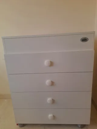 Cassettiera per bambini Cam a 4 cassetti
